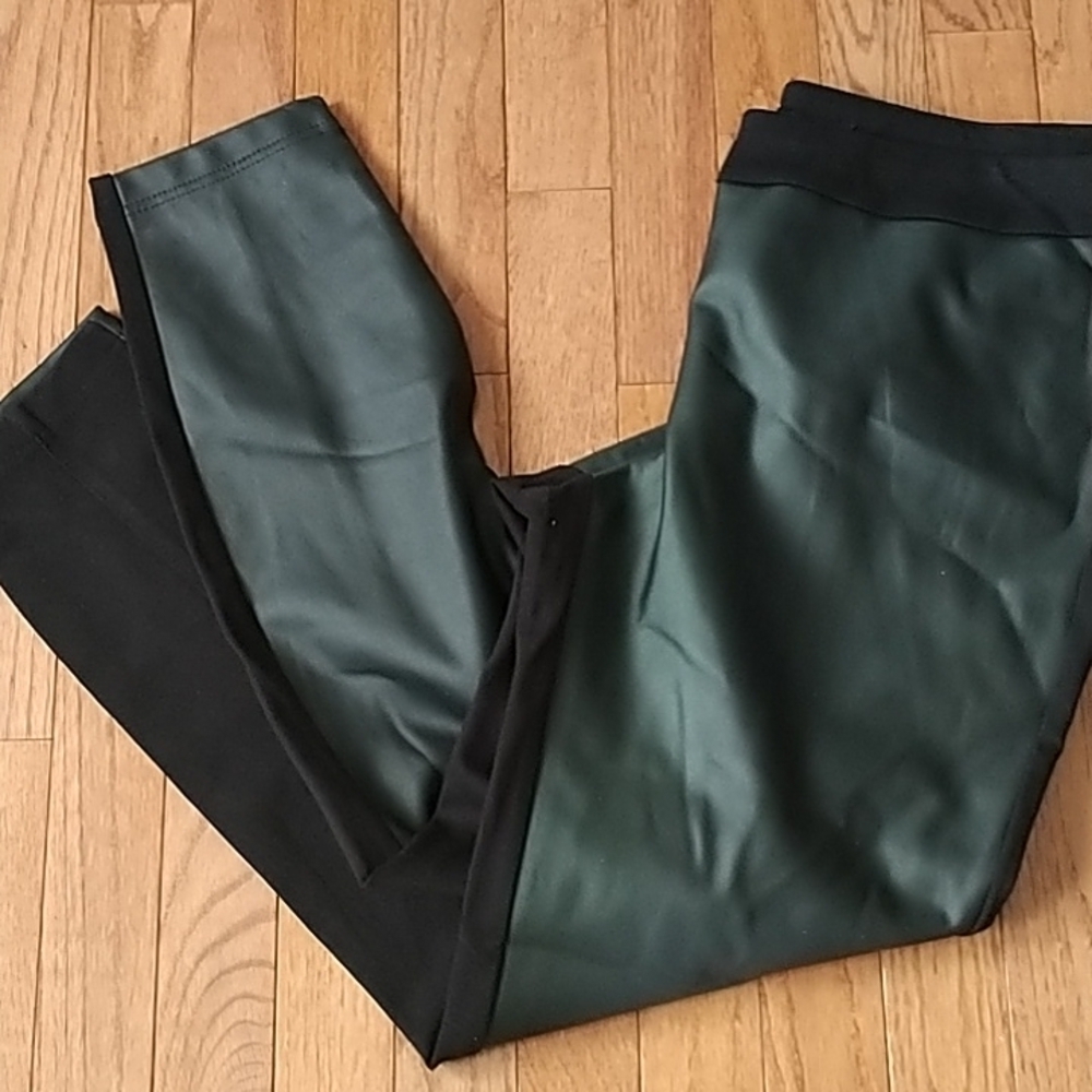 Zac & Rachel Faux Leather Pants Sz L
